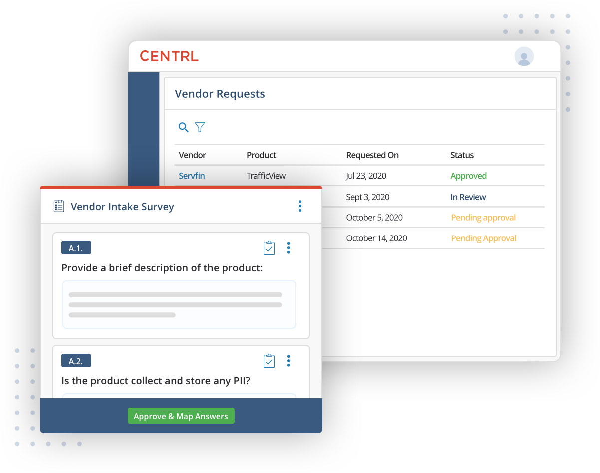 Streamline and assess pre-contract risk analysis for new vendors