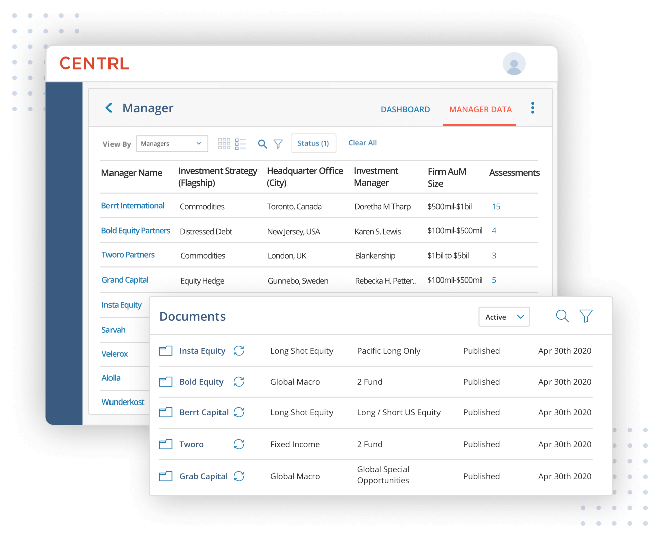 Manage all your Funds and Strategies Data in one place