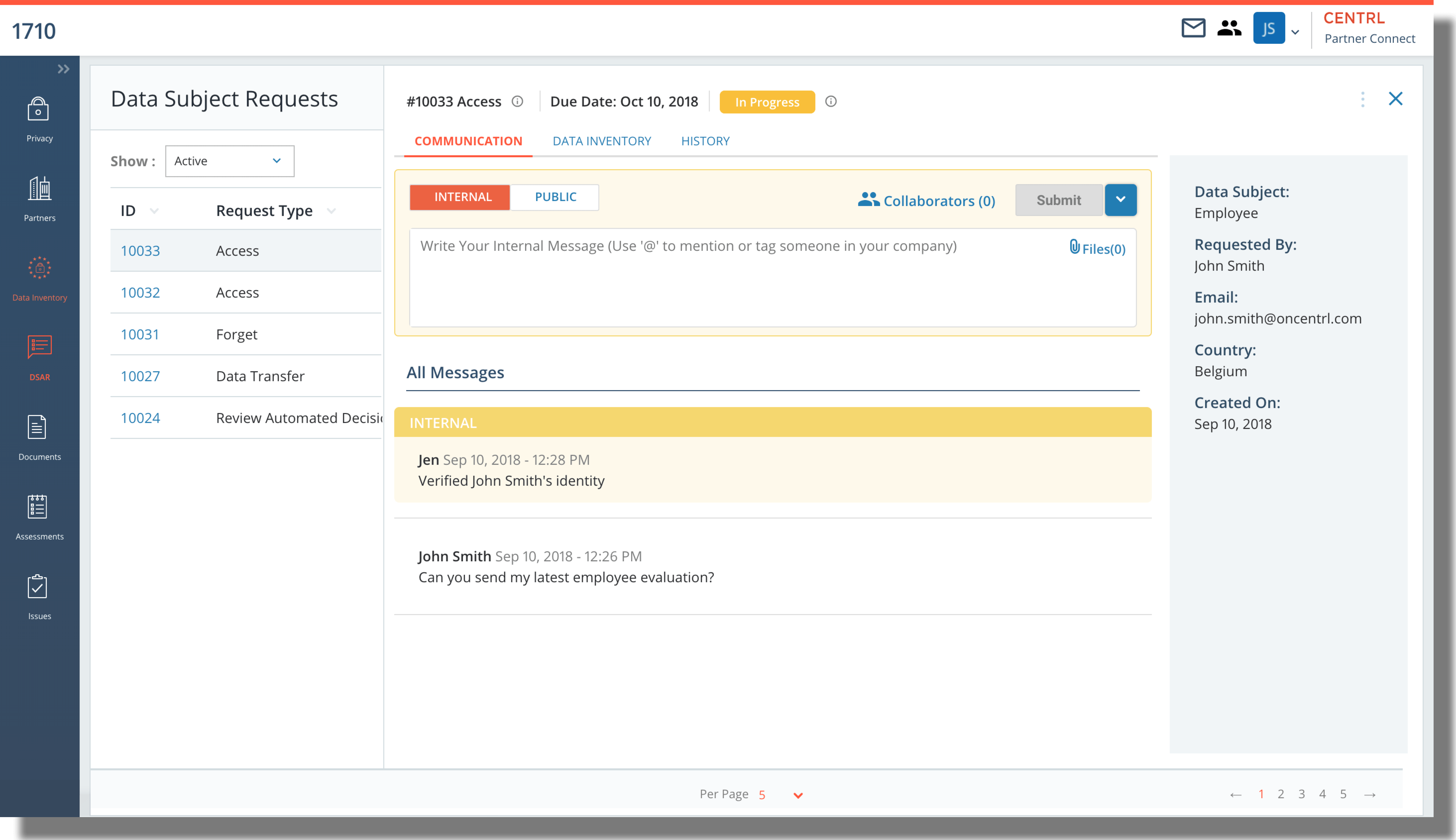 Data Subject Access Requests